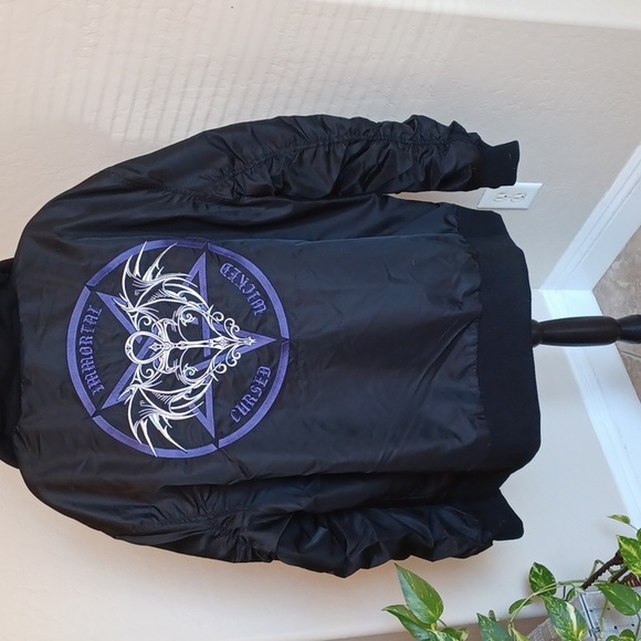 DOLLSKILL WIDOW WICKED IMMORTAL BOMBER JACKET 1X - Picture 4 of 15